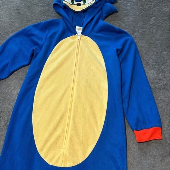 SEGA Sonic The Hedgehog Kids Onesie Pajamas - Picture 4 of 6